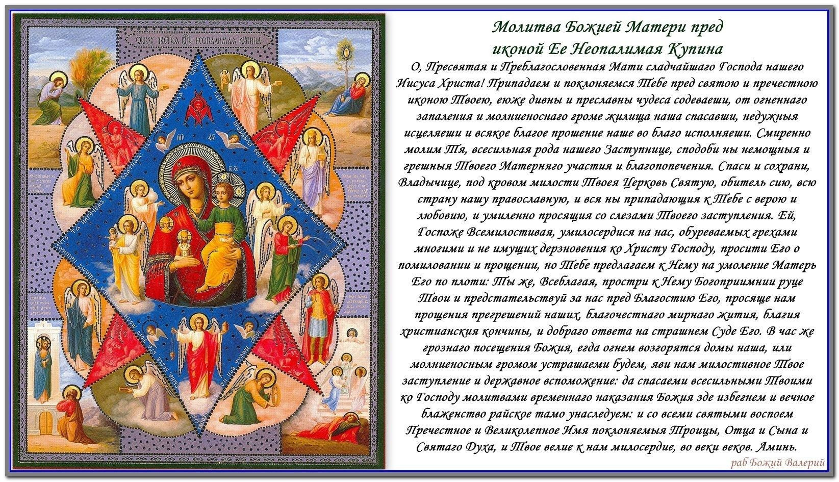 Икона Божией Матери «Неопалимая Купина»