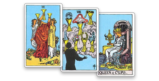 Шут в сочетании с мастью Кубков