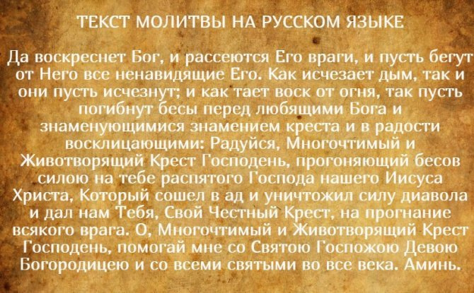 Молитва «Да воскреснет Бог»